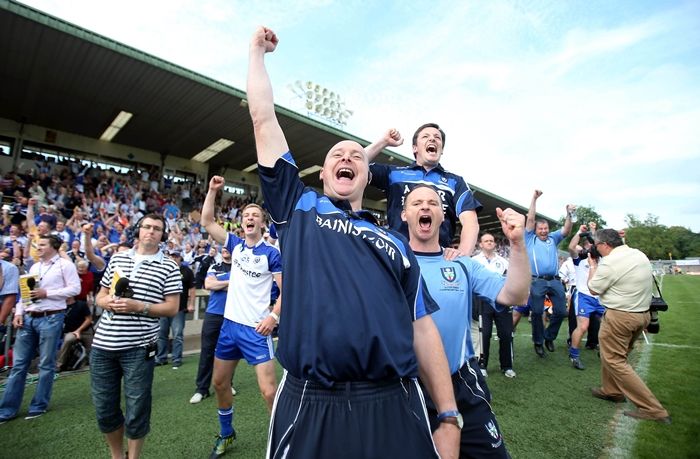 Malachy O'Rourke celebrates after the game 21/7/2013