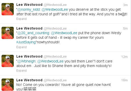 Westwood tweets 2