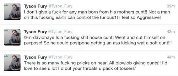 fury tweets