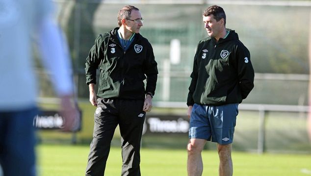 Martin O'Neill and Roy Keane 12/11/2013