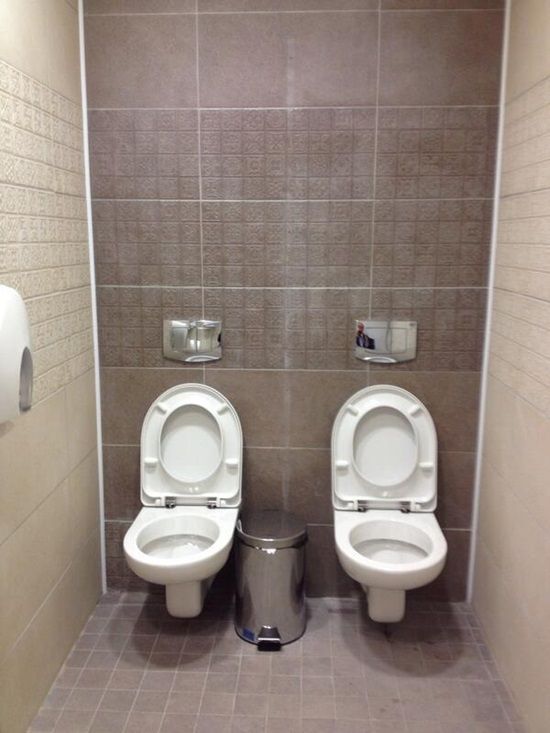 double toilet