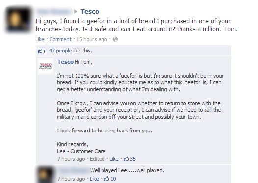 tesco customer care