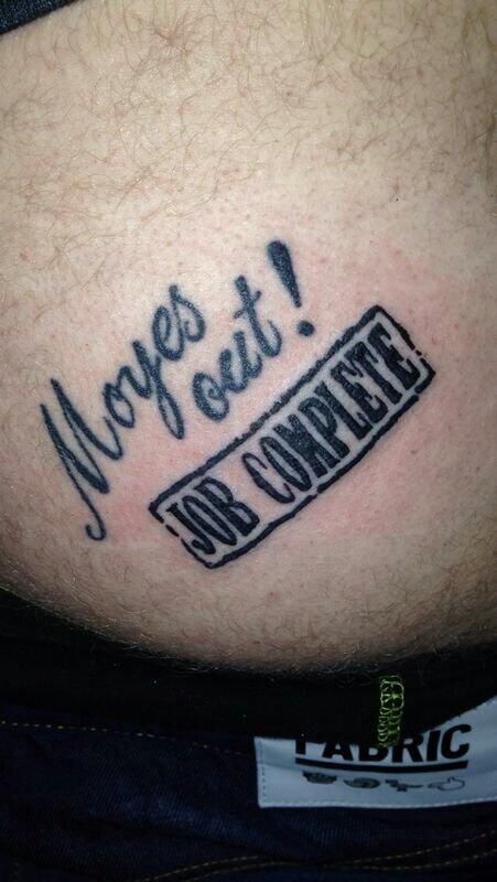 Moyes out tat update