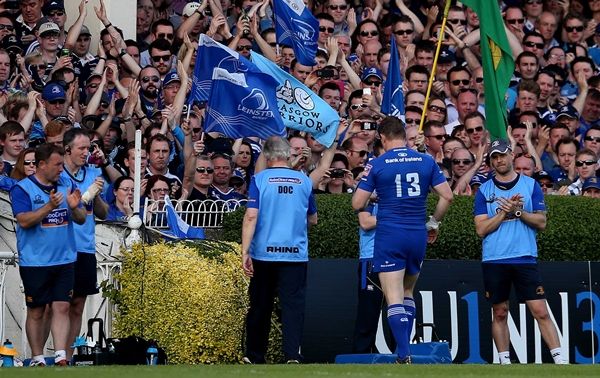 Brian O'Driscoll leaves the game injured 31/5/2014