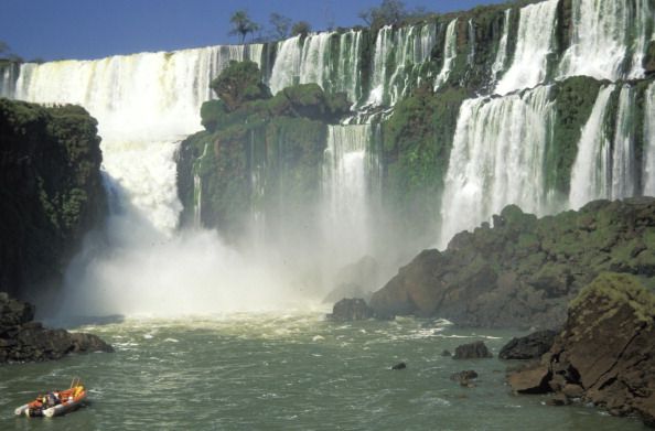 Argentina, Iguazu Falls, Boat.