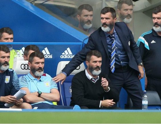 Keane Mourinho beard