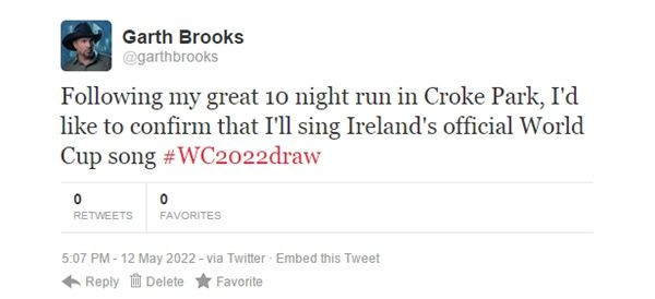 Brooks tweet