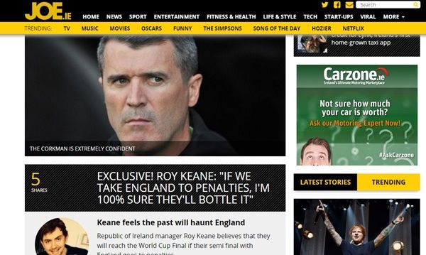Roy Keane England Quote
