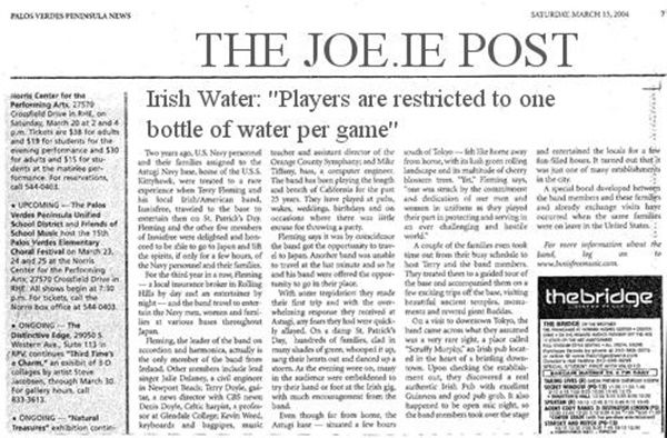 Irish Water Headline