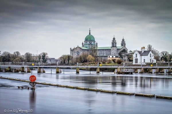 Galway Cathedral from the Salmon Wier