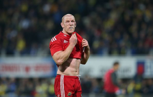CLERMONT-FERRAND, FRANCE - DECEMBER 14:  Paul O'Connell of Munster looks on during the European Rugby Champions Cup pool one match between ASM Clermont Auvergne and Munster at Stade Marcel Michelin on December 14, 2014 in Clermont-Ferrand, France.  (Photo by David Rogers/Getty Images)
