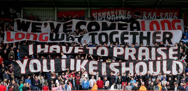 SSE Airtricity League Premier Division, Dalymount Park, Dublin 12/6/2015 Bohemians vs Shamrock Rovers Bohs supporters Mandatory Credit ©INPHO/Donall Farmer