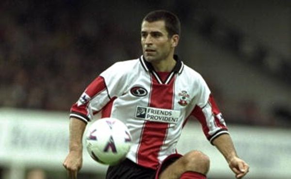 18 Sep 1999:  Francis Benali of Southampton in action during the FA Carling Premiership match against Arsenal played at The Dell in Southampton in Southampton, England. Arsenal won the game 1-0.  Mandatory Credit: Gary M Prior/Allsport