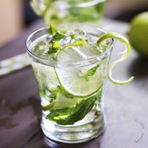 cocktail - two cold mojitos