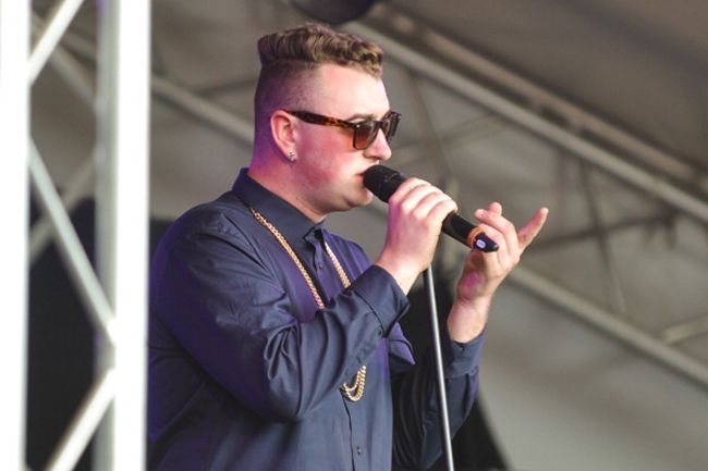 SOUTHWOLD, ENGLAND - JULY 21:  Singer Sam Smith performs on stage on Day 4 of Latitude Festival 2013 at Henham Park Estate on July 21, 2013 in Southwold, England.  (Photo by Andy Sheppard/Redferns via Getty Images)