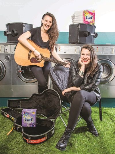 Irish band Heathers pictured ahead of The Surf Laundry Club launch. Surf will be bringing a world of fragrance to Electric Picnic this year via a giant laundrette. Electric Picnic runs from September 4th-6th in Stradbally Hall, Co. Laois.