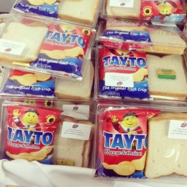 Tayto crisp sandwiches