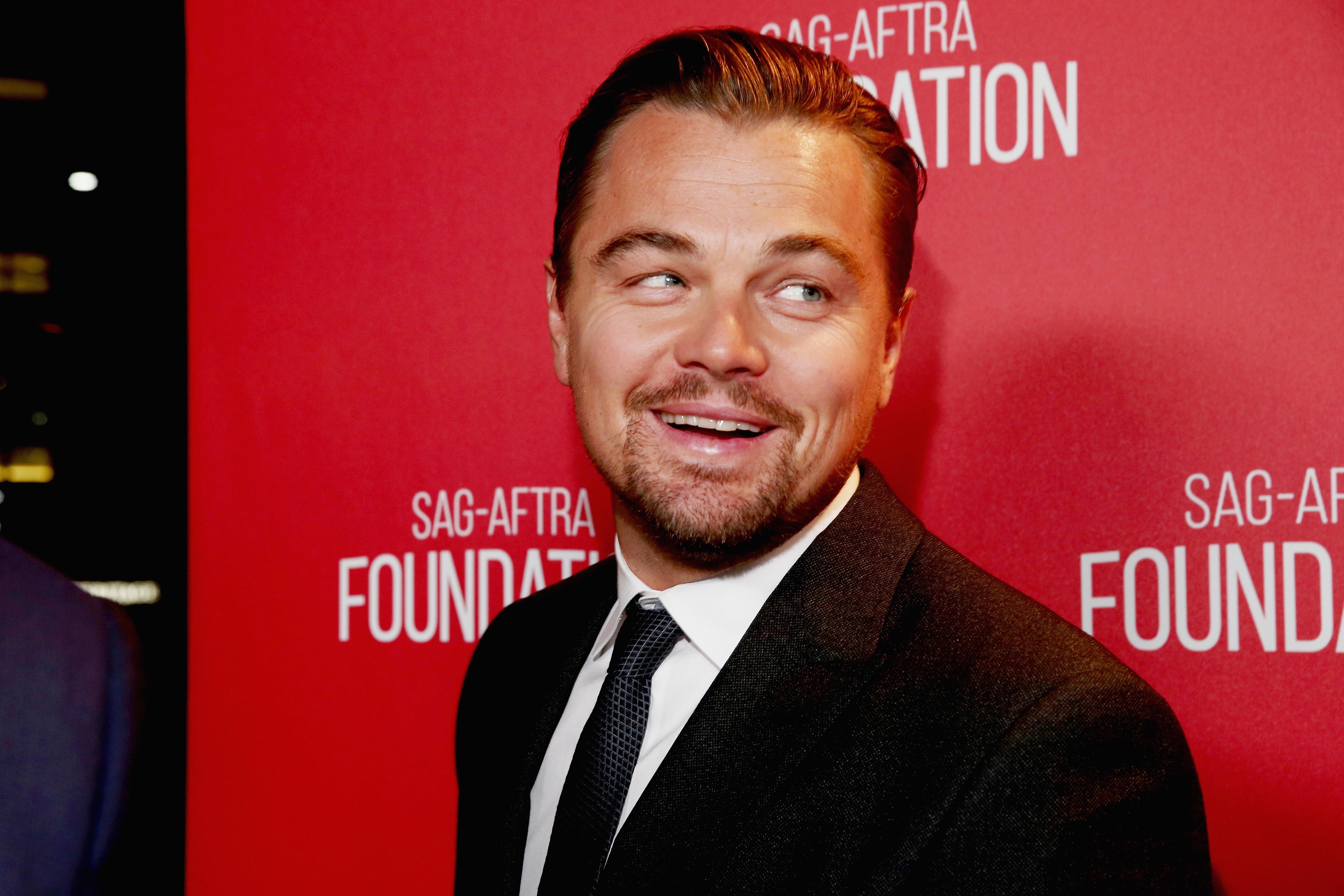 BEVERLY HILLS, CA - NOVEMBER 05: Honoree Leonardo DiCaprio attends the Screen Actors Guild Foundation 30th Anniversary Celebration at Wallis Annenberg Center for the Performing Arts on November 5, 2015 in Beverly Hills, California. (Photo by Christopher Polk/Getty Images for Screen Actors Guild Foundation)
