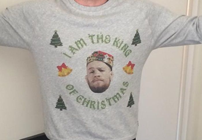 Conor McGregor Christmas jumper 2