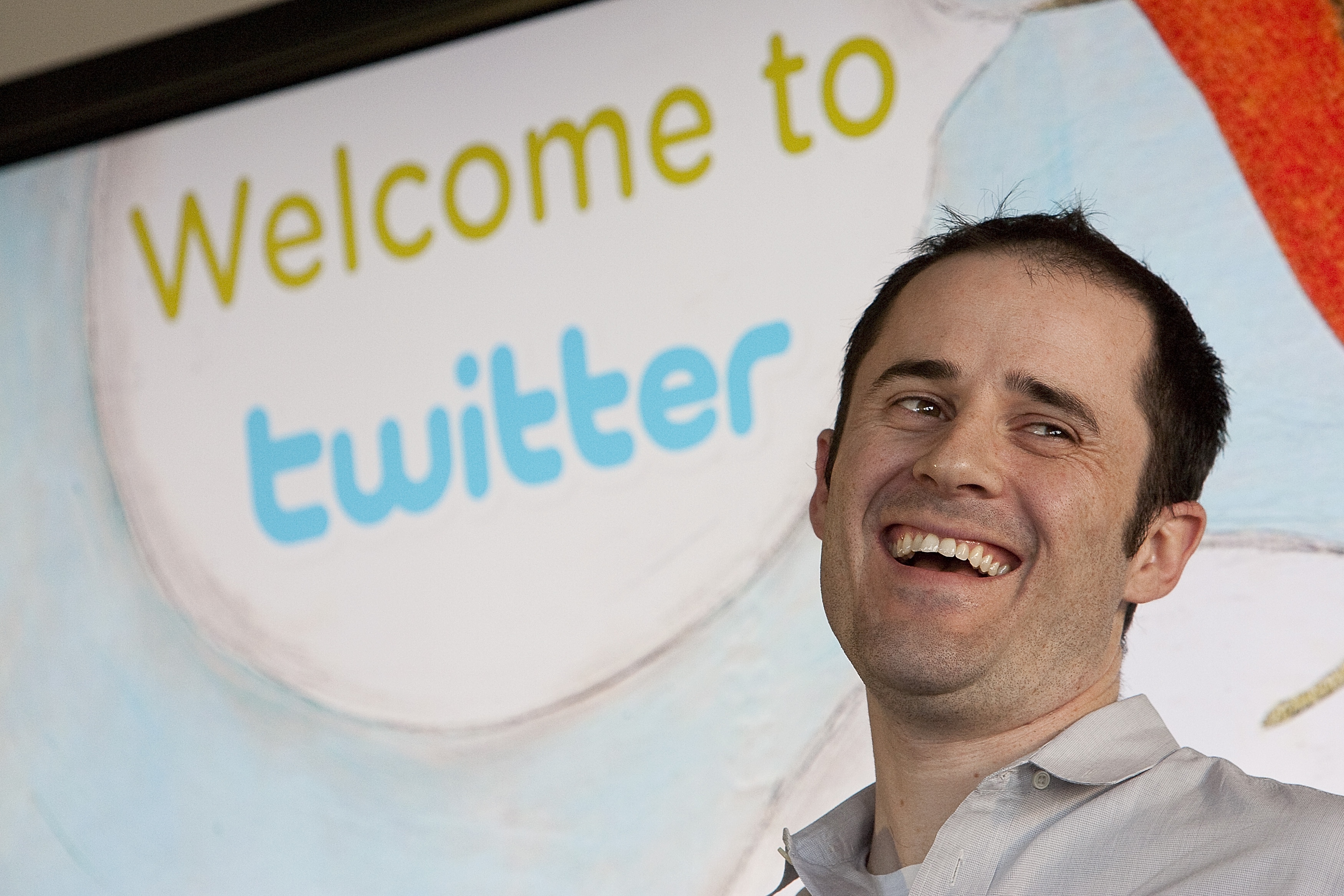 SAN FRANCISCO - MARCH 10: Twitter co-founder and CEO Evan Williams speaks at Twitter headquarters March 10, 2009 in San Francisco, California. Twitter, the new social networking service that allows users to send out and also read text message updates from others, is fast becoming very popular all over the world. (Photo by David Paul Morris/Getty Images)