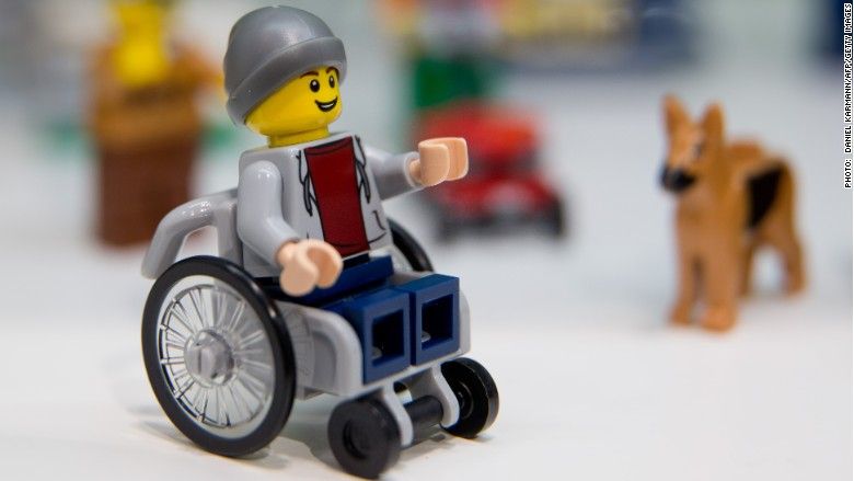 Lego wheelchair