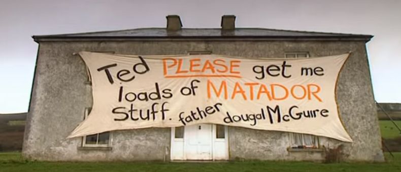 Father Ted Dougal sign