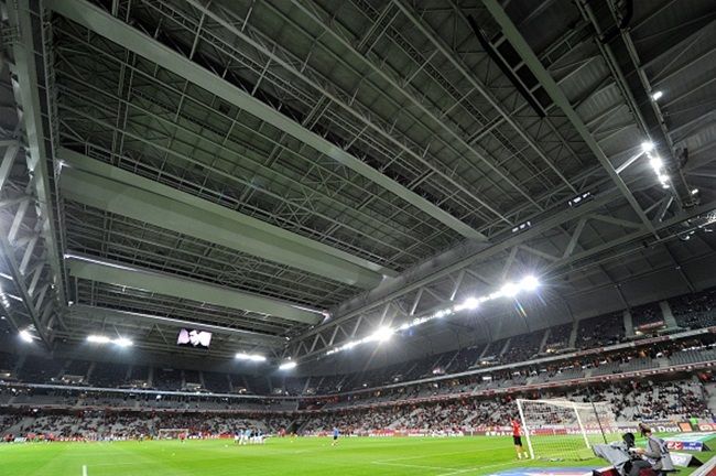 General view of the Pierre Mauroy stadium taken prior to the French L1 football match Lille (LOSC) vs Metz (FCM), on August 9, 2014 in Villeneuve-d'Ascq. AFP PHOTO / PHILIPPE HUGUEN (Photo credit should read PHILIPPE HUGUEN/AFP/Getty Images)
