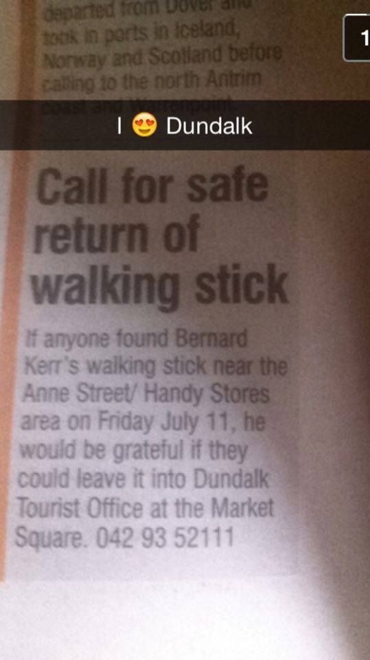 Walking stick Dundalk