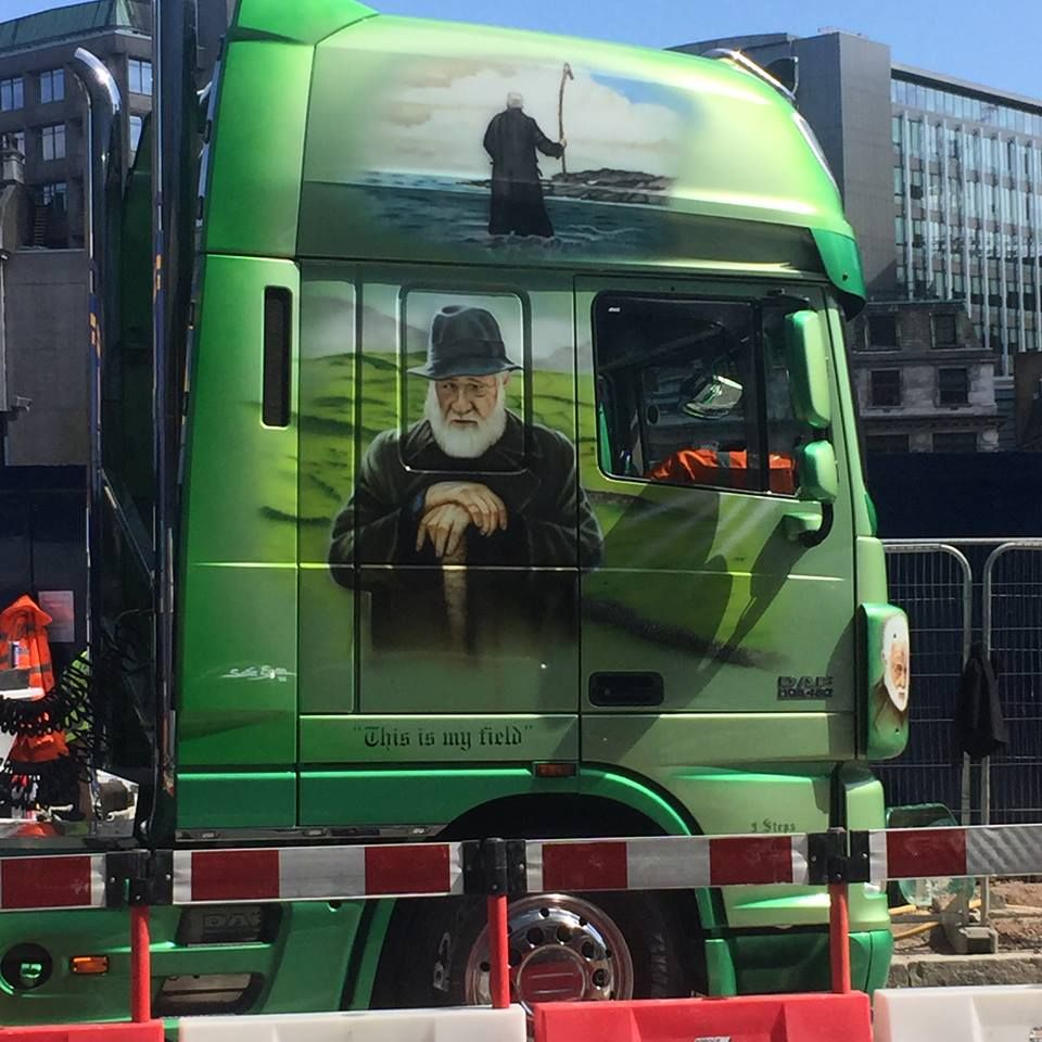 PIC: A fantastic tribute to The Field spotted on a lorry 