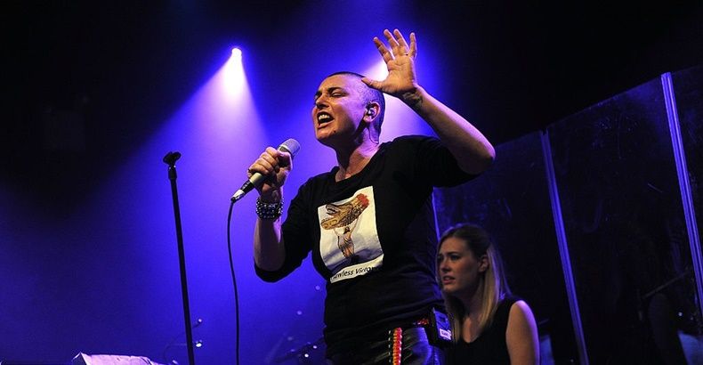 NEW YORK, NY - FEBRUARY 23: Musician Sinead O'Connor performs at the Highline Ballroom on February 23, 2012 in New York City. (Photo by Jason Kempin/Getty Images)