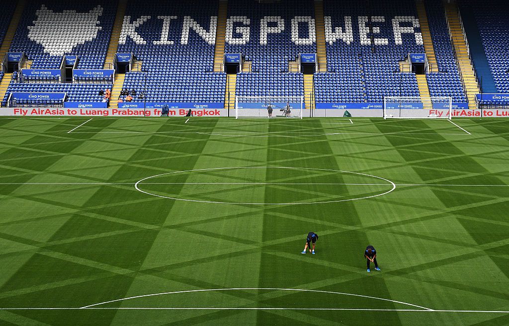 PIC: The Leicester City groundsman deserves special praise for this