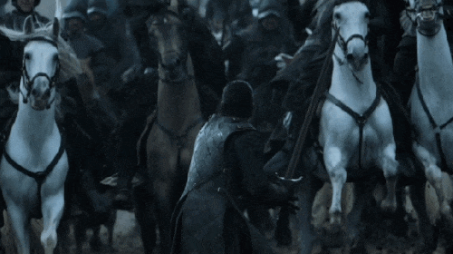 Jon Snow cavalry