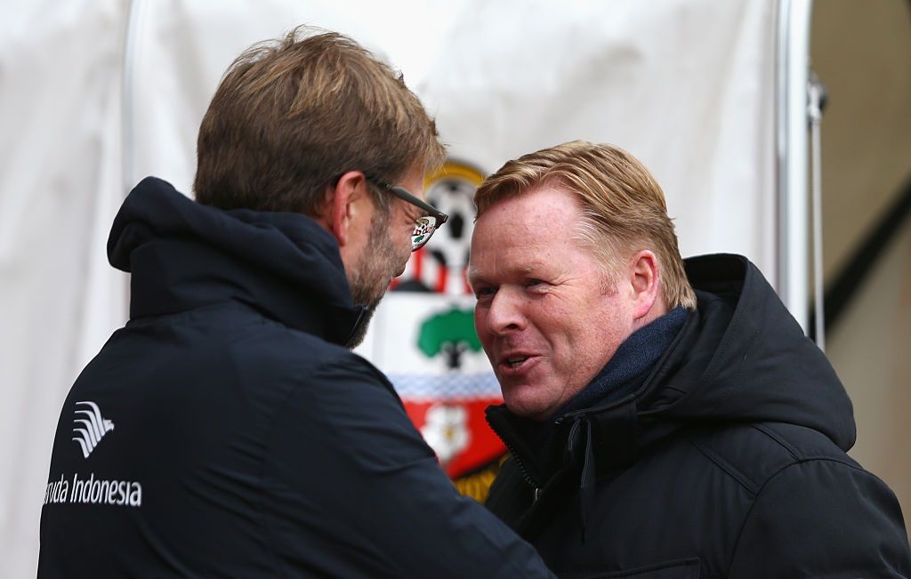 during the Barclays Premier League match between Southampton and Liverpool at St Mary's Stadium on March 20, 2016 in Southampton, United Kingdom.