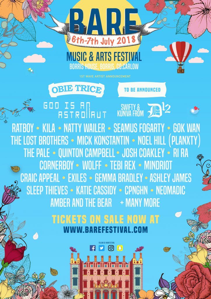 Bare Festival Dublin line-up