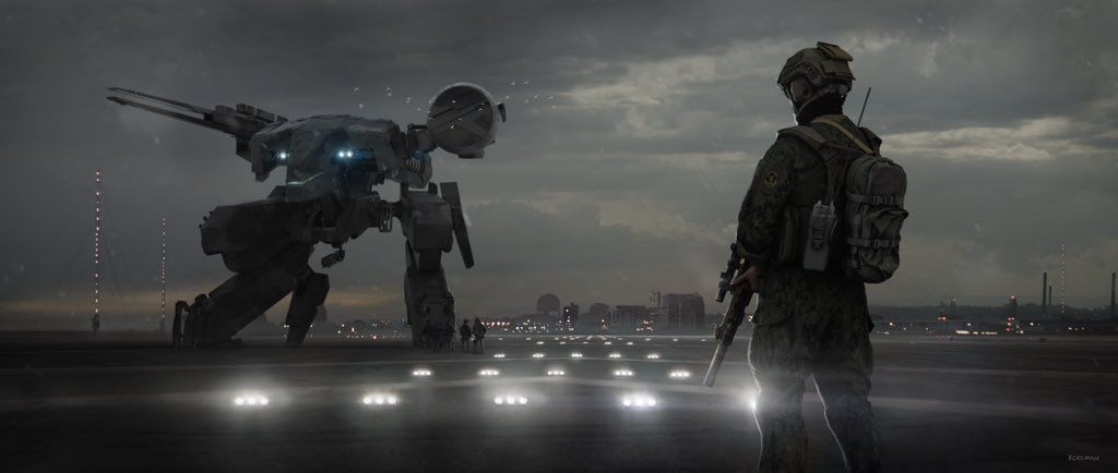 Metal Gear Solid movie concept art