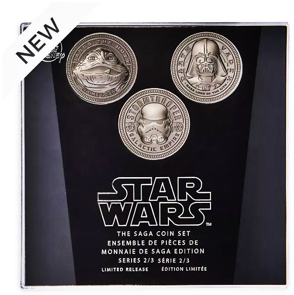 Disney Limited Edition Series 2 of 3 Disney Store Star Wars The Saga Coin Set 