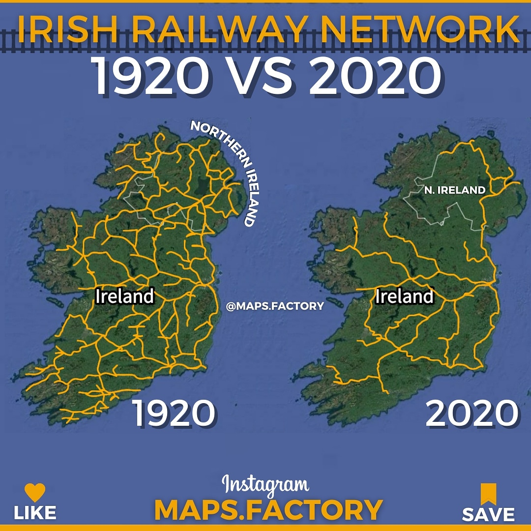 Rail network Ireland
