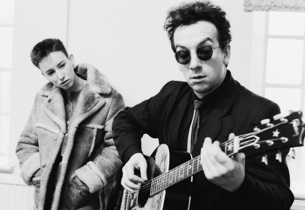 Elvis Costello and Cait O'Riordan